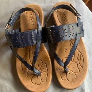 boc Navy Thong Sandals Size 9